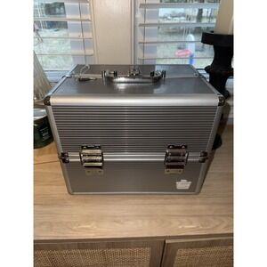 Caboodle Tackle Box Cosmetic Hair Stylist Barber Tattoo Artist Train Case w KEYS